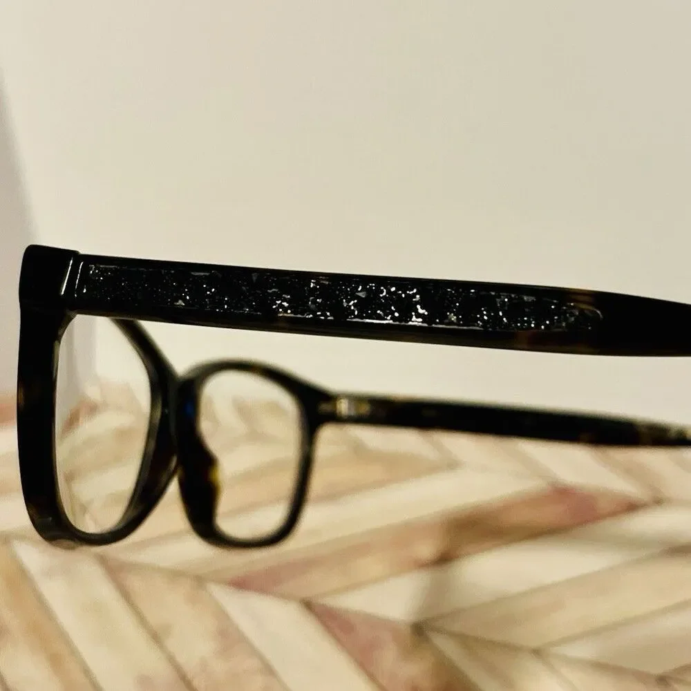 Jimmy Choo Eyeglasses Brown Black Gems JC239 086‎ 145 Brown Made in Italy Frames